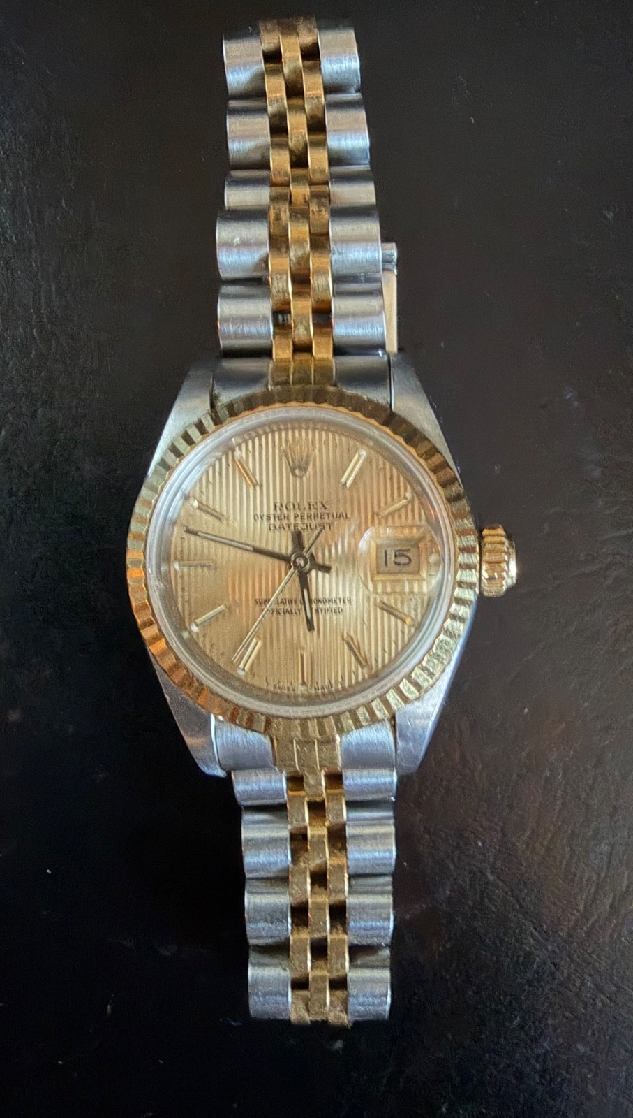 Steel & 18k Yellow Gold Rolex Datejust Jubilee Watch