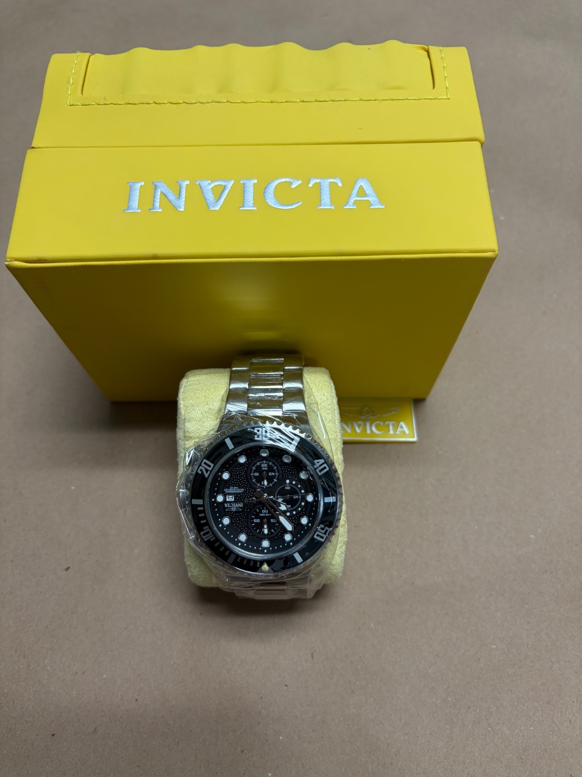 Invicta Pro Diver 18906 Men’s 52mm Quartz Chronograph Black Dial Watch New