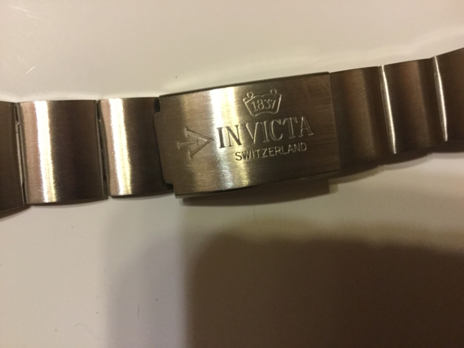 BRAND NEW OLD STOCK CIRCA 1970’S INVICTA STAINLESS STEEL BRACELET 20/24MM LQQK!