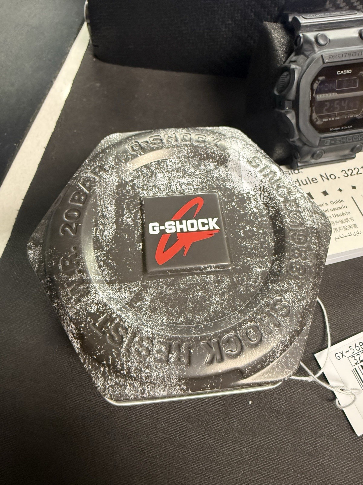 Casio G-SHOCK GX-56BB-1DR Men’s Tough Solar Digital Black Resin -Full Kit – KING