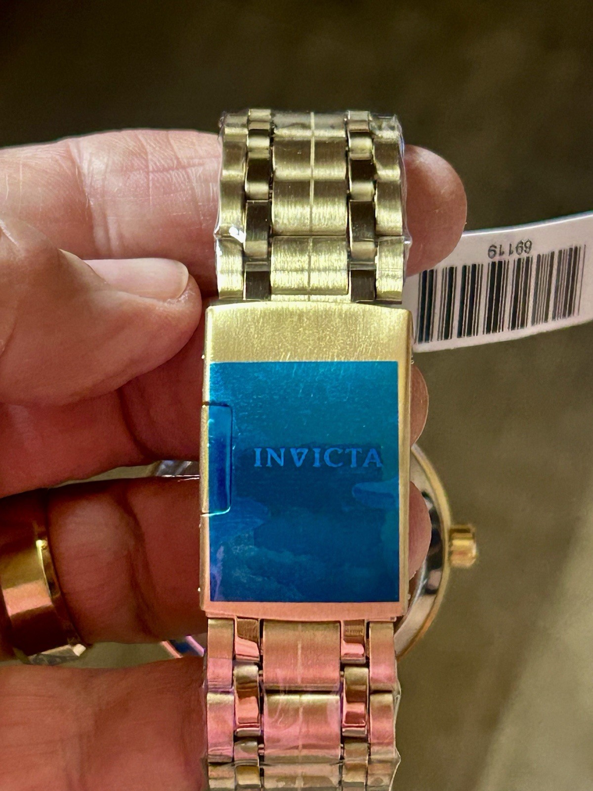 Objet D Art Automatic, Invicta 42.5mm, WR 30m, 8.5”, New/Box/3yr Warranty, Gold