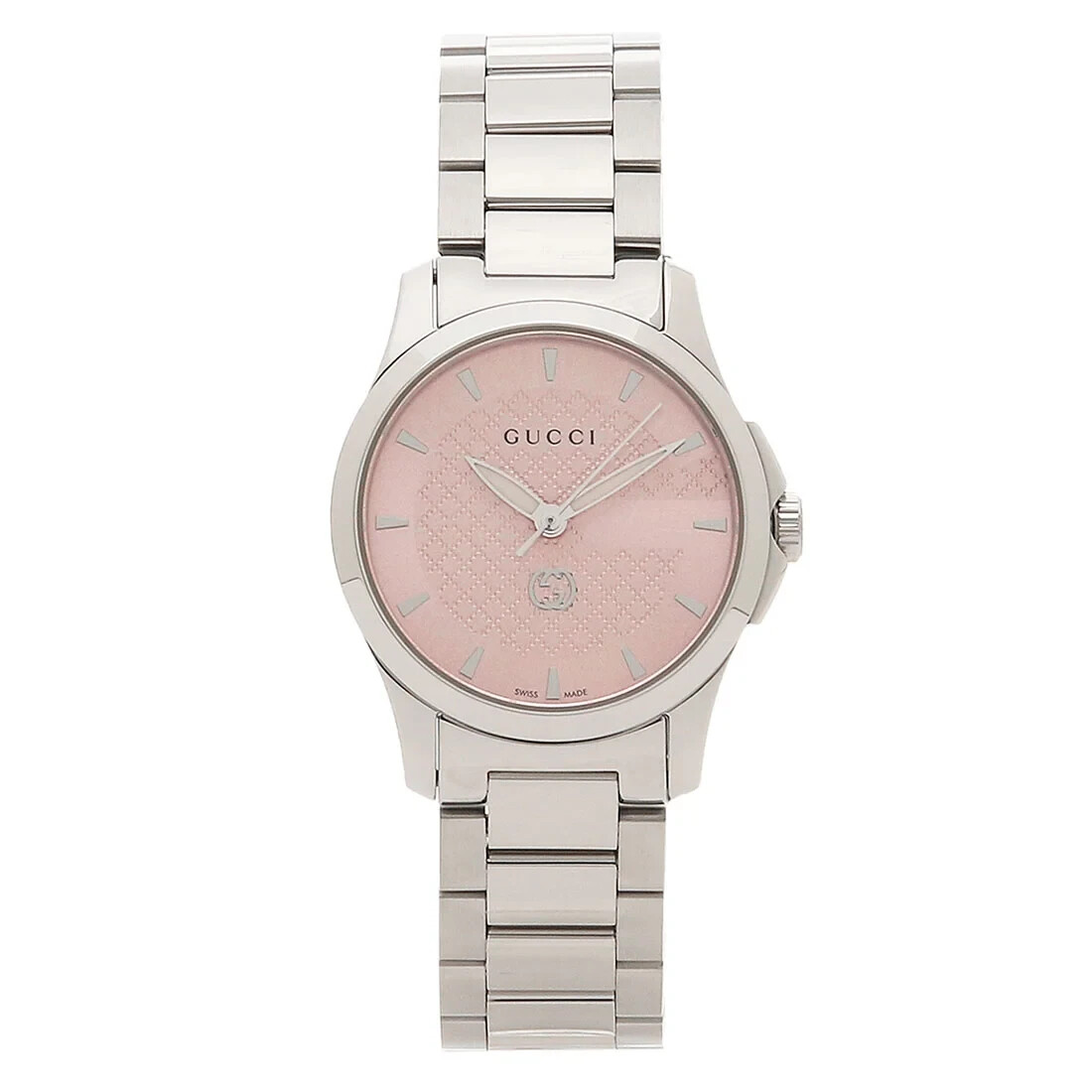 Gucci G-Timeless Women’s Pink Dial Swiss Watch – YA1265047 ($1250 MSRP)