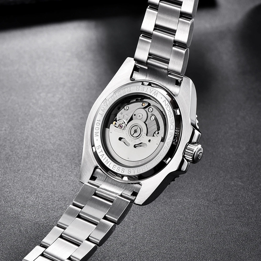 PAGANI DESIGN PD1651 Automatic Men’s Watch Sapphire Ceramic Bezel Miyota 8215