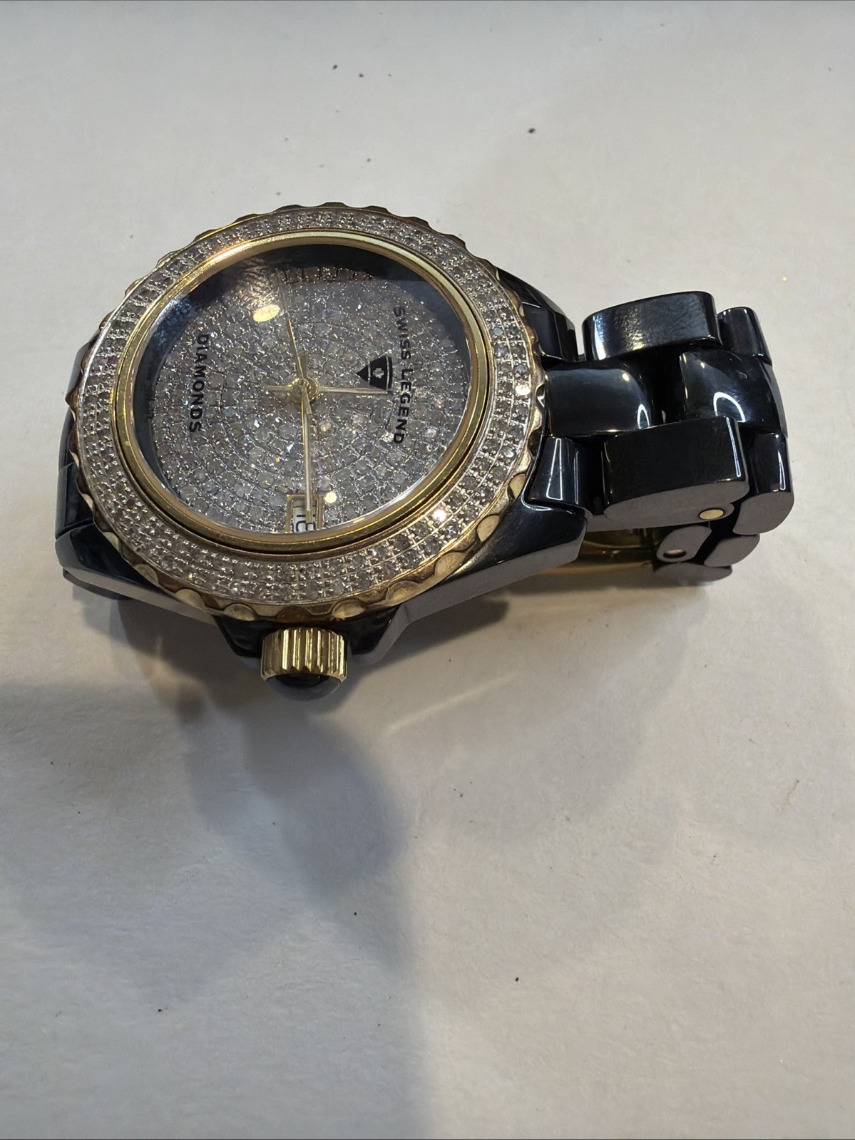 Swiss Legend Karamica Dress Watch Used Condition Needs Battery Good Condition