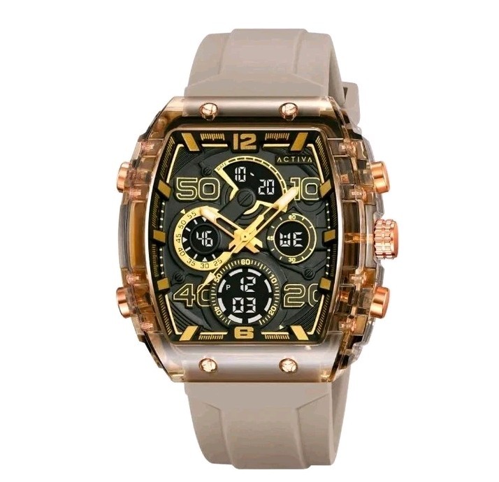 Activa X Invicta Digital Essentials Men’s Watch -.45mm, Apricot ACW8109-007 New