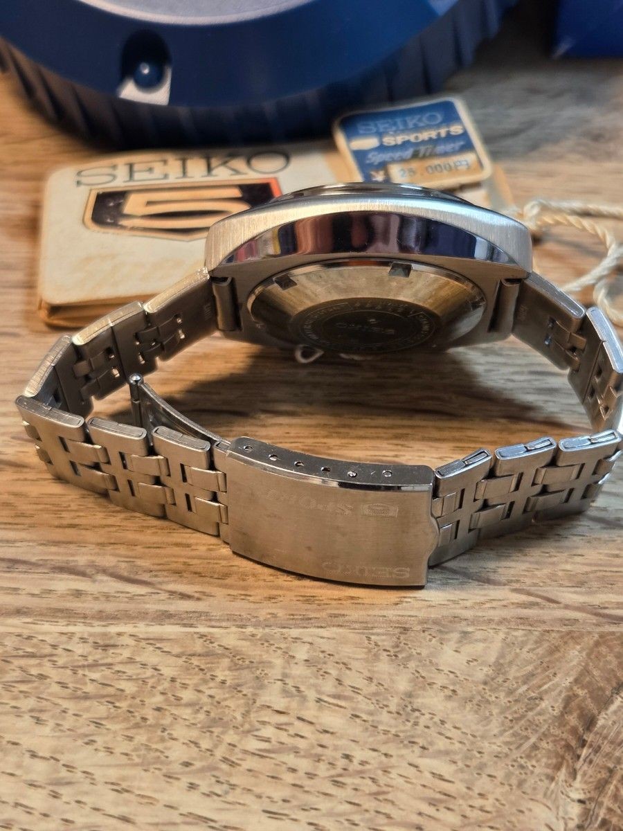Seiko 6139-8002 5 Sports Speed Timer Deadstock Stored Watch Japan