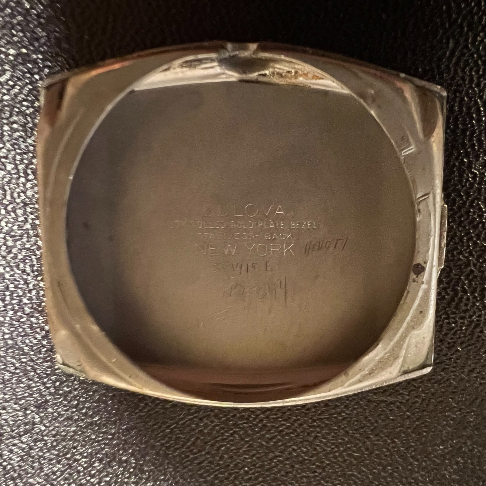 Vintage Bulova Lieutenant, WWII, Inscribed “From Mother and Father Dec 3 1941”