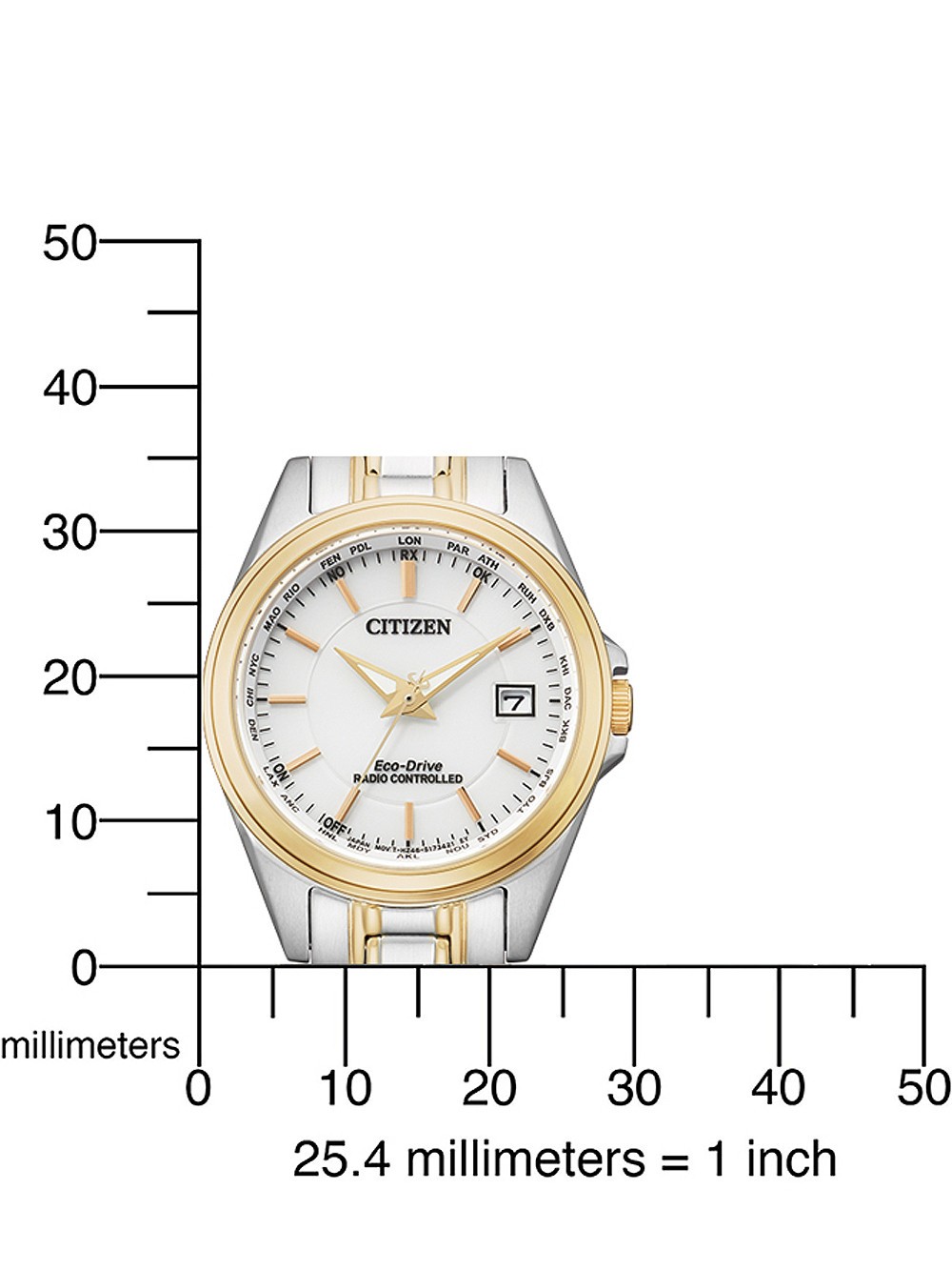 Citizen Multicolour Womens Analogue Watch EC1186-85A