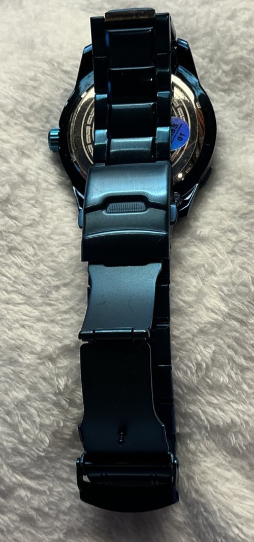 BiDen Stainless Steel Men’s Wrist Watch Model 0137 Blue quartz water resistant