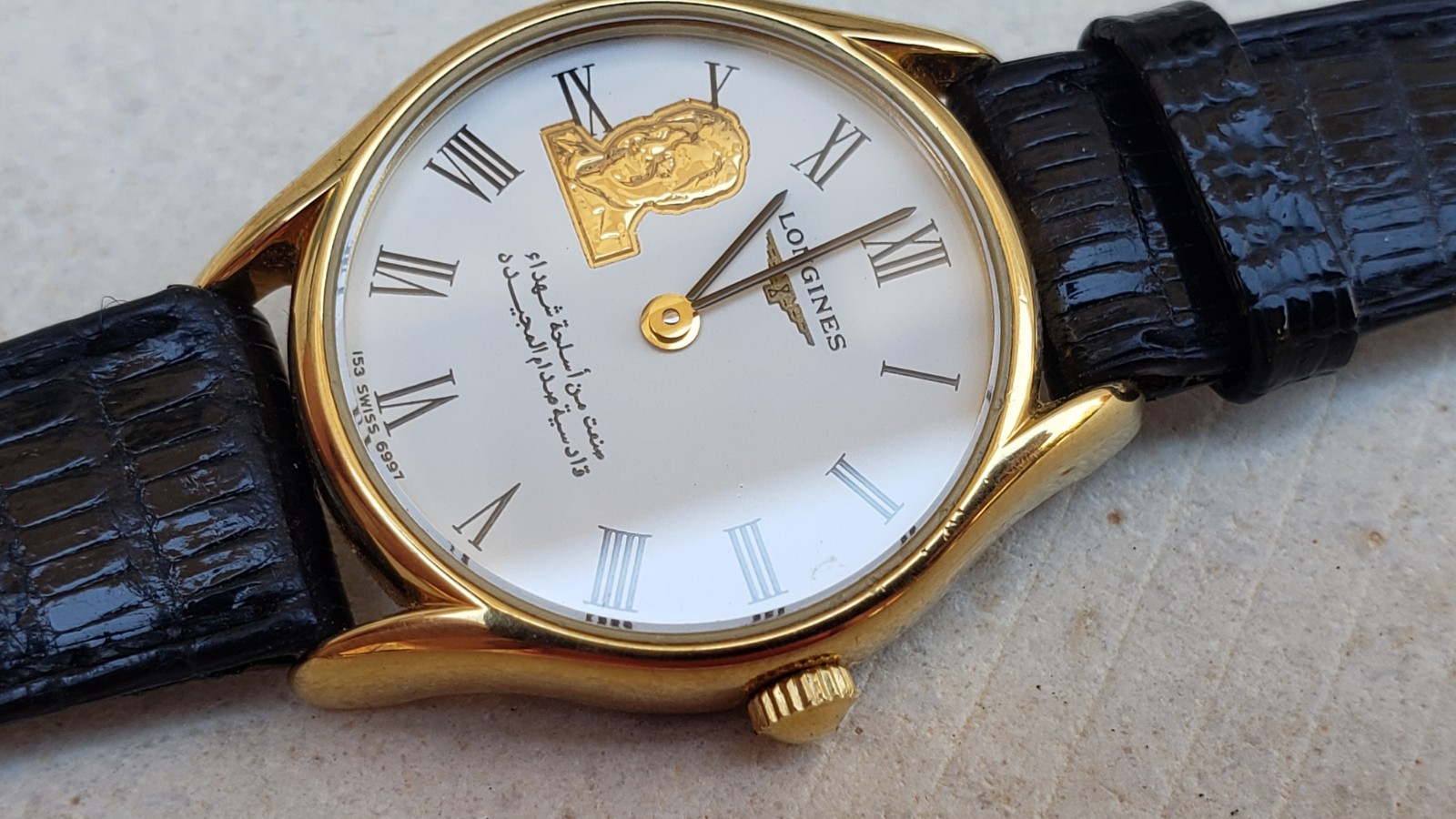 Rare Longines Saddam Hussein Of Iraq 🇮🇶 23mm Ladies Quartz Watch