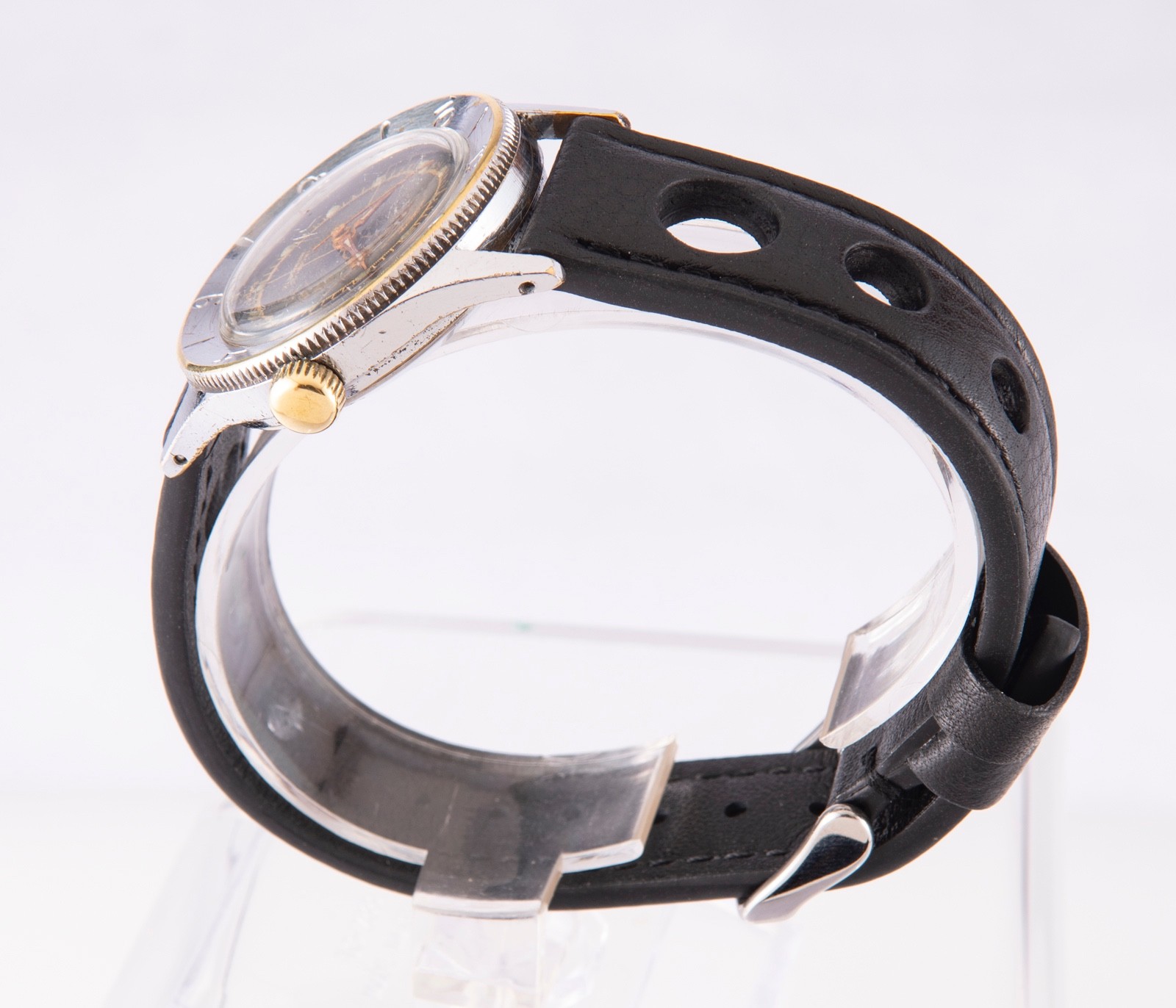Vintage Men’s Hilton 2 Star 17 Jewels Watch Swiss Movement French Case Repair