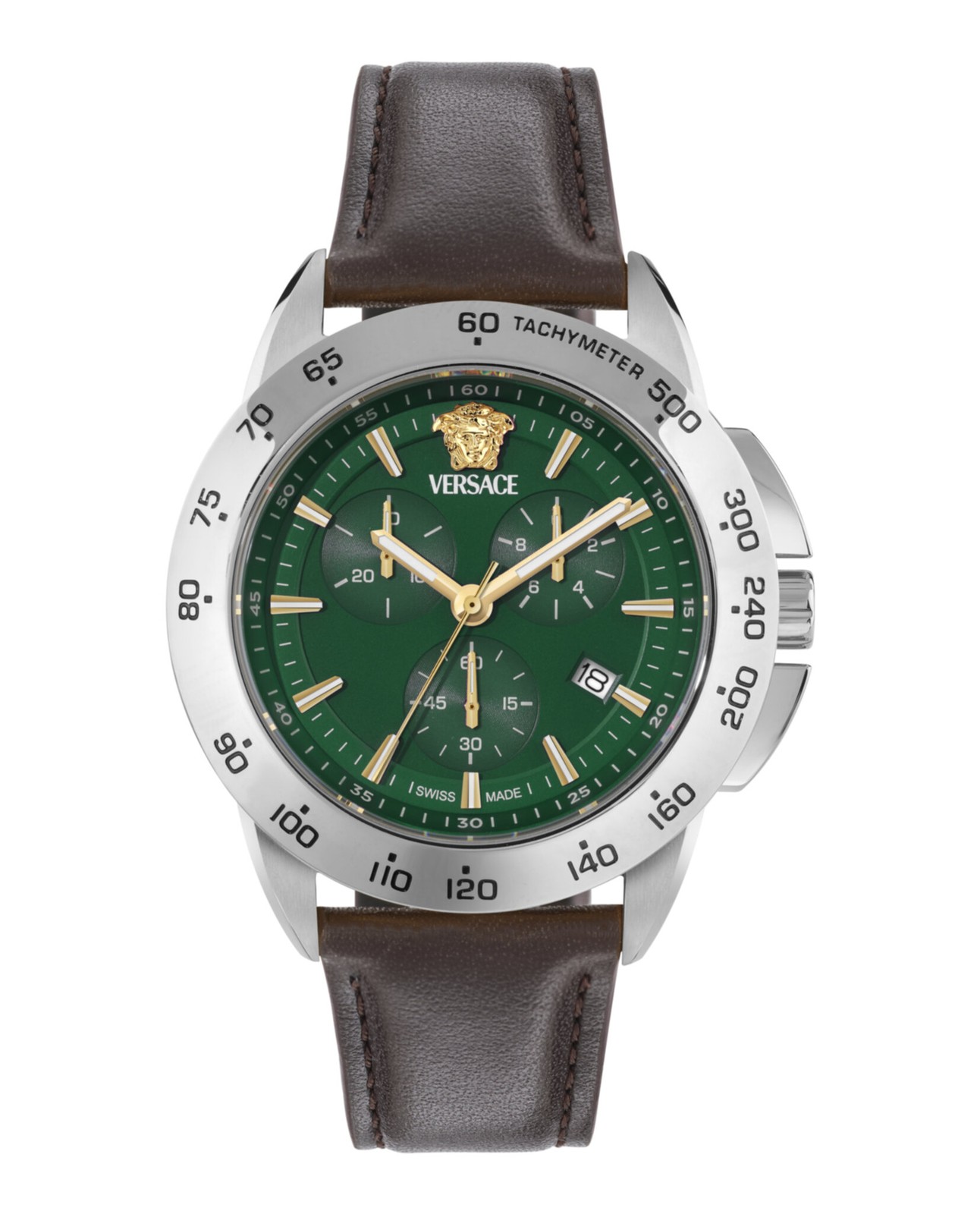 Versace V-Sport Chrono Men’s Watch, Swiss Made Luxury Designer Chronograph