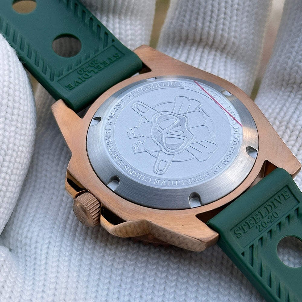 STEELDIVE SD1953S — Solid Bronze 40.5MM 300M NH35 Automatic Dive Watch