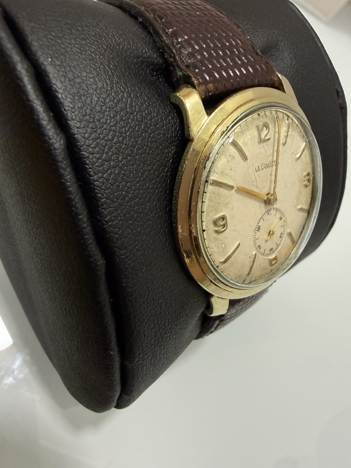 Vintage LeCoultre Manual Wind 10K Gold Filled Men’s Watch Small Seconds 1950s