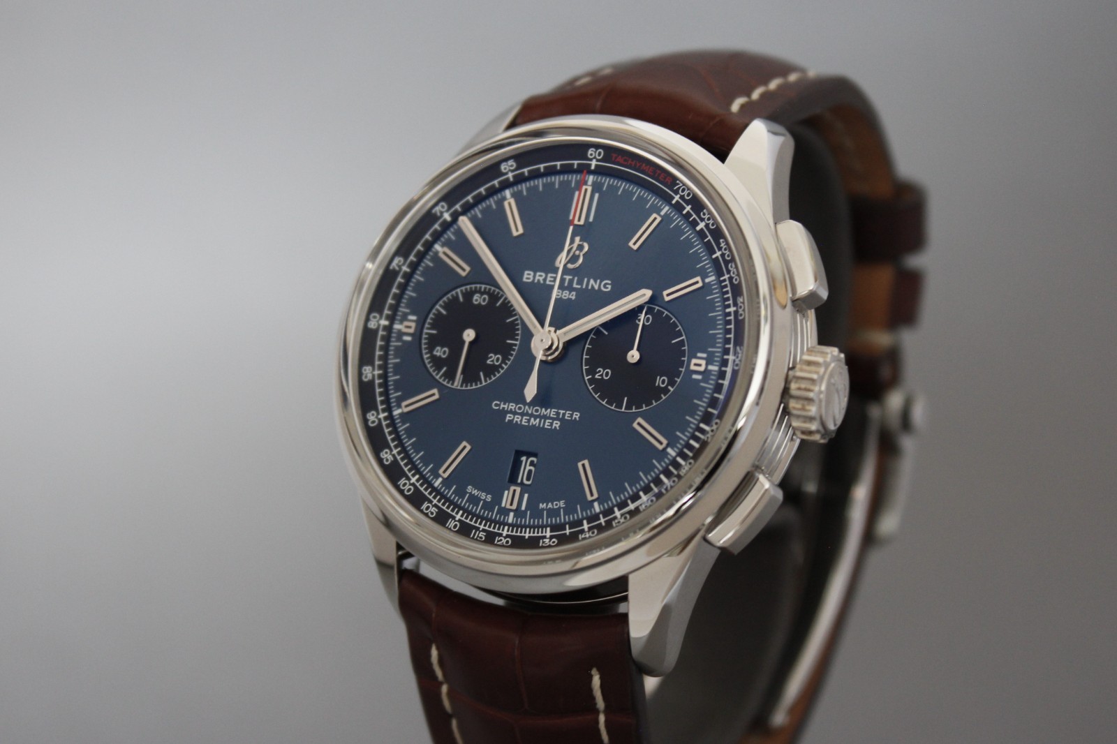 Breitling Premier B01 Chronograph 42 AB0118 2023 Full Set inc Warranty 2x Straps