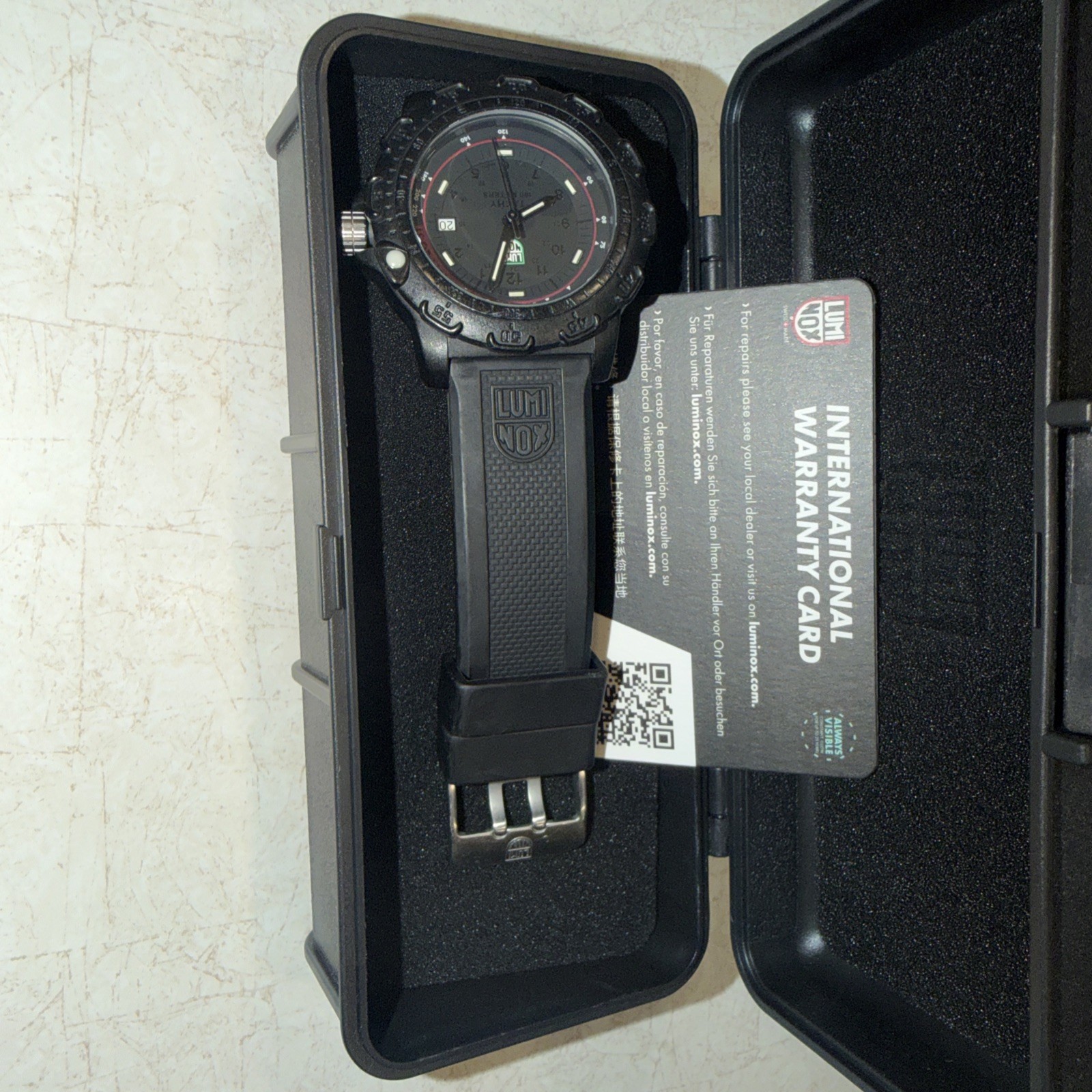 Luminox Never Get Lost Men’s Military Black Dial Swiss Watch X2.2422