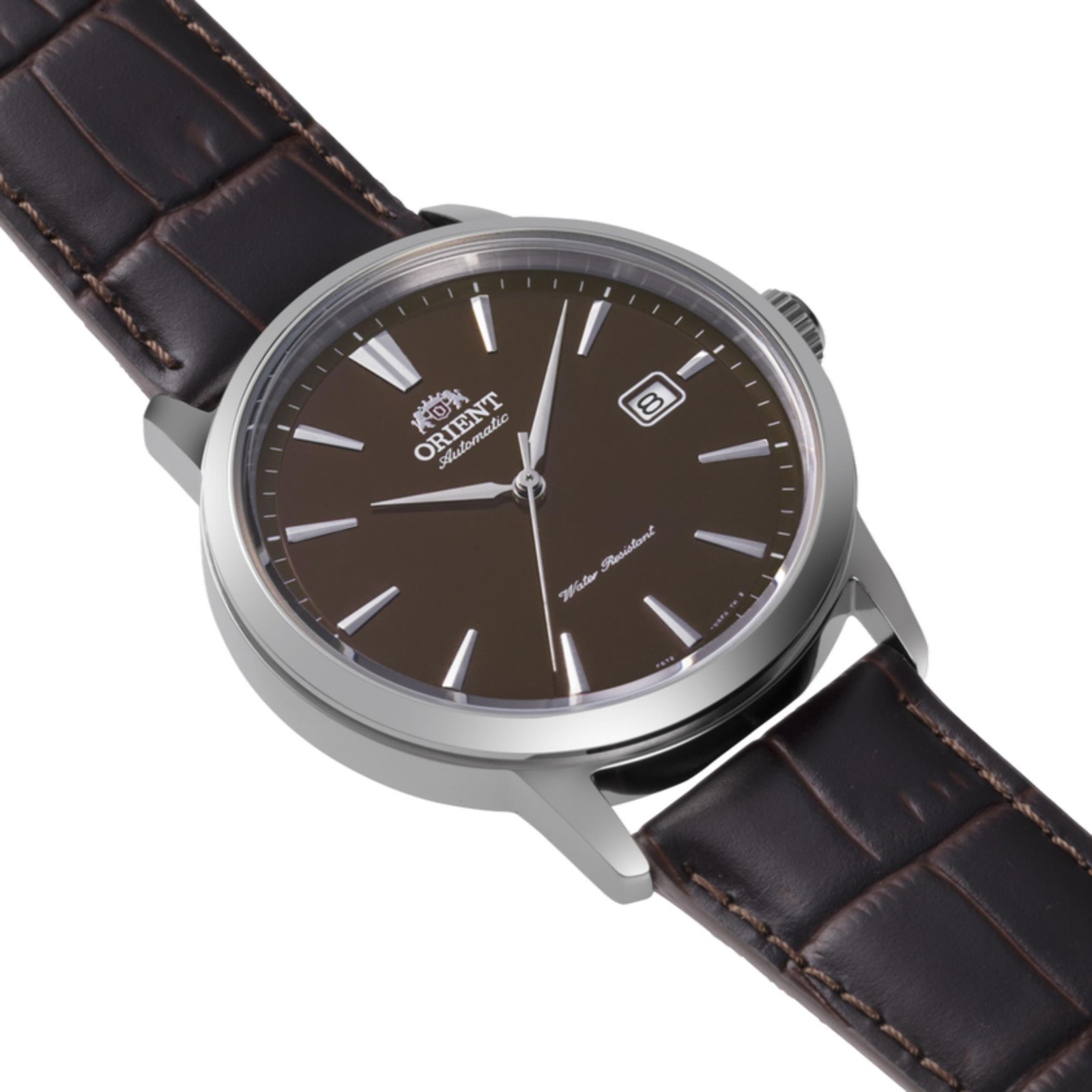 Orient Contemporary Men’s Watch RA-AC0F17Y30B 42mm AC0F Brown Dial Leather 50M