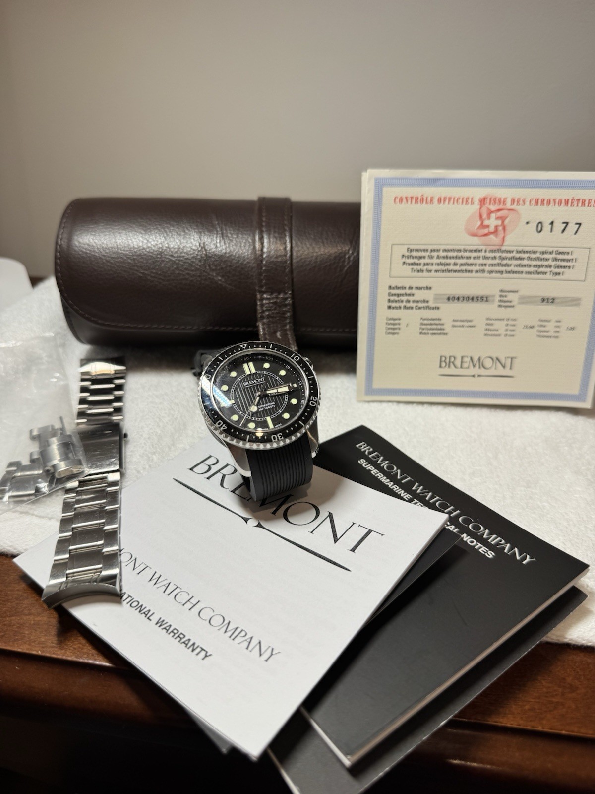 Bremont Supermarine Blue Men’s Watch – S500