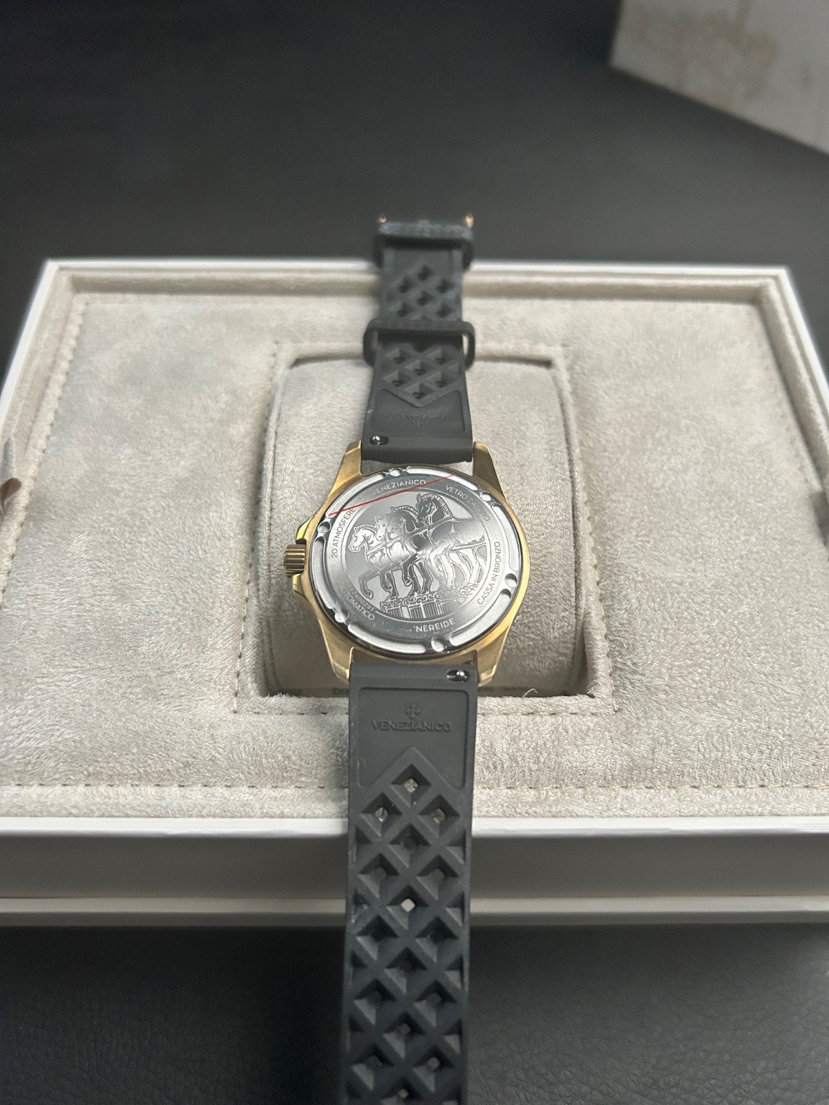 Venezianico Nereide Bronzo 39 3121555 Bronze Automatic Diver 200M Watch