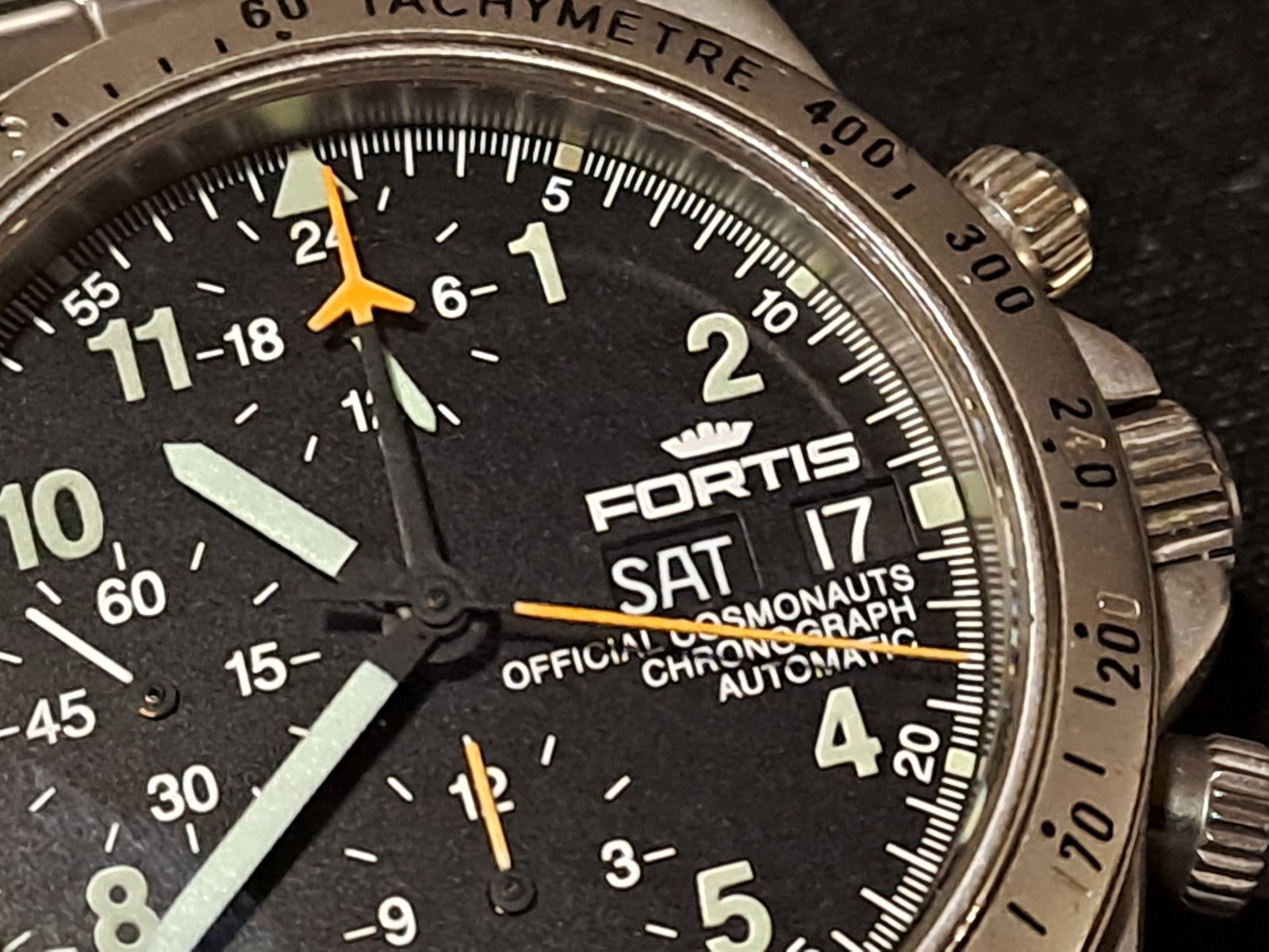 Fortis 602.22.142 Official Cosmonauts Cronograph Automatic Lemania 5100