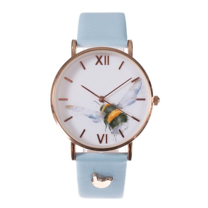 Wrendale Designs ‘Flight Of The Bumblebee’ Bee Leather Watch