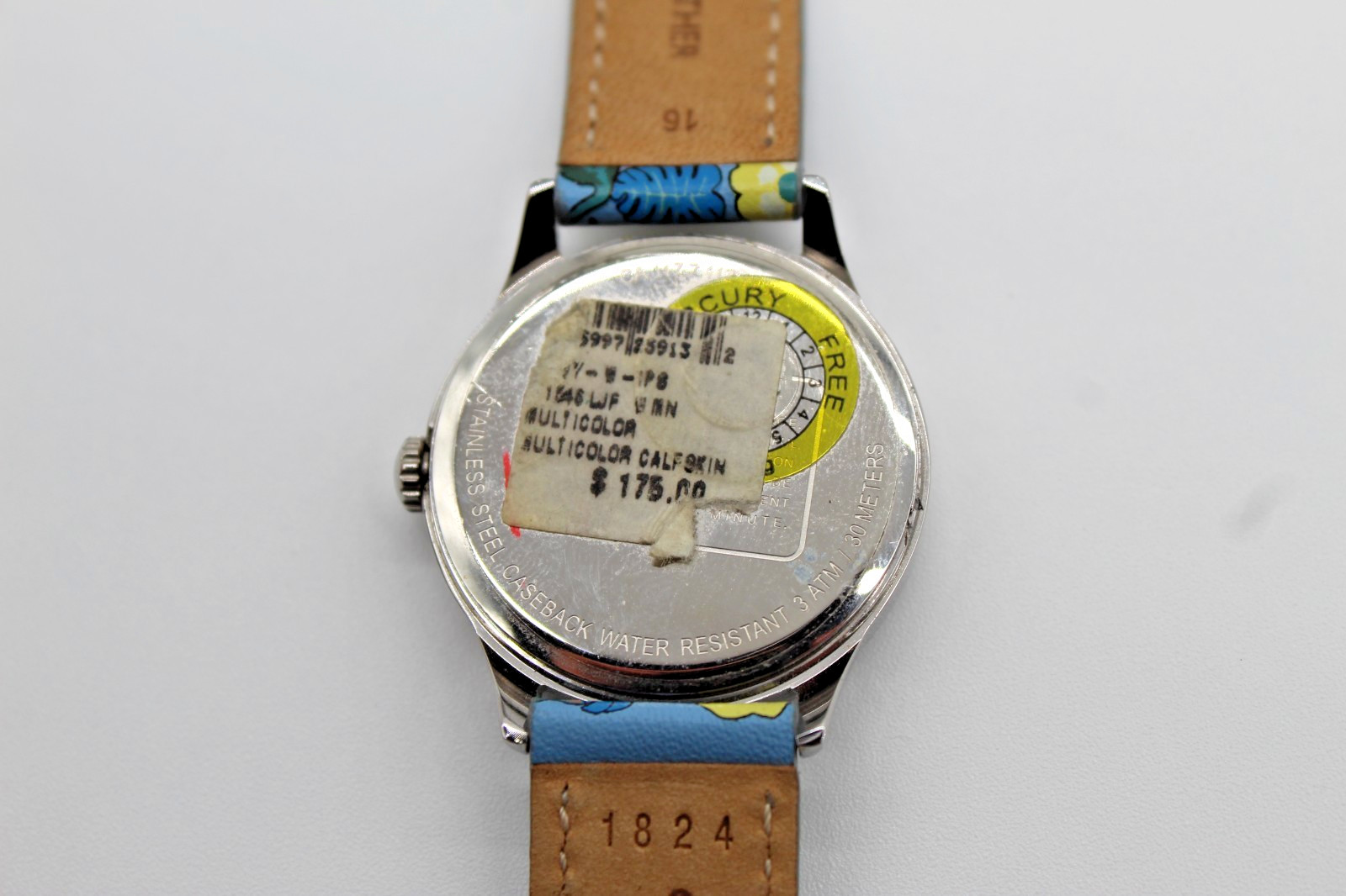 COACH Blue Floral 32mm Ruby Watch Hawaii Themed Watch – New Battery