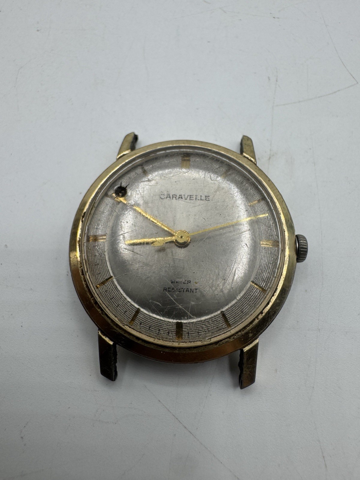 Vintage Men’s CARAVELLE Mechanical Water Resistant Japan No Wristband