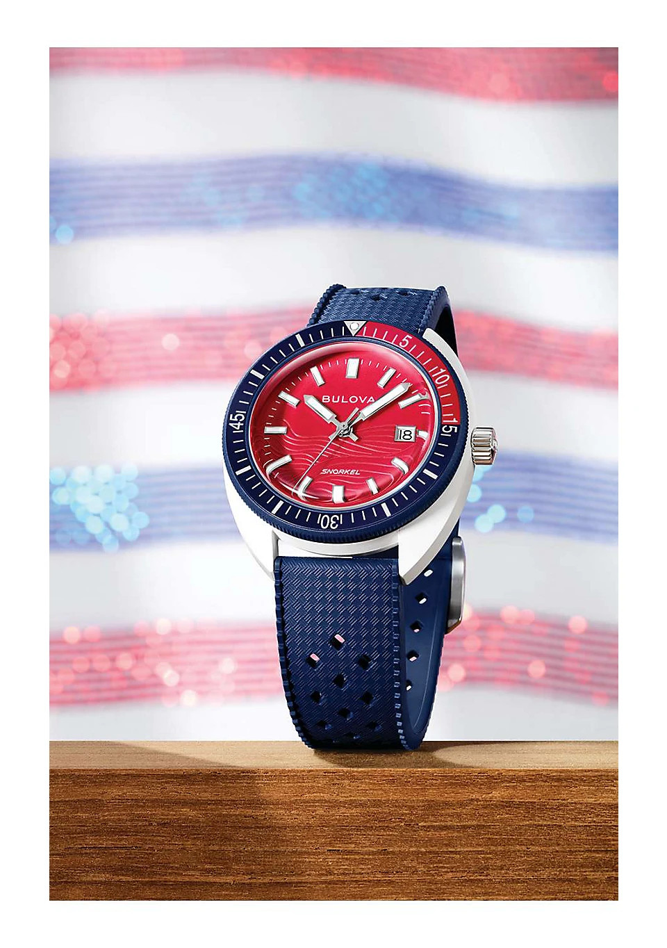 *BRAND NEW* Bulova Snorkel Quartz America’s 250th Anniversary Men’s Watch 98B474