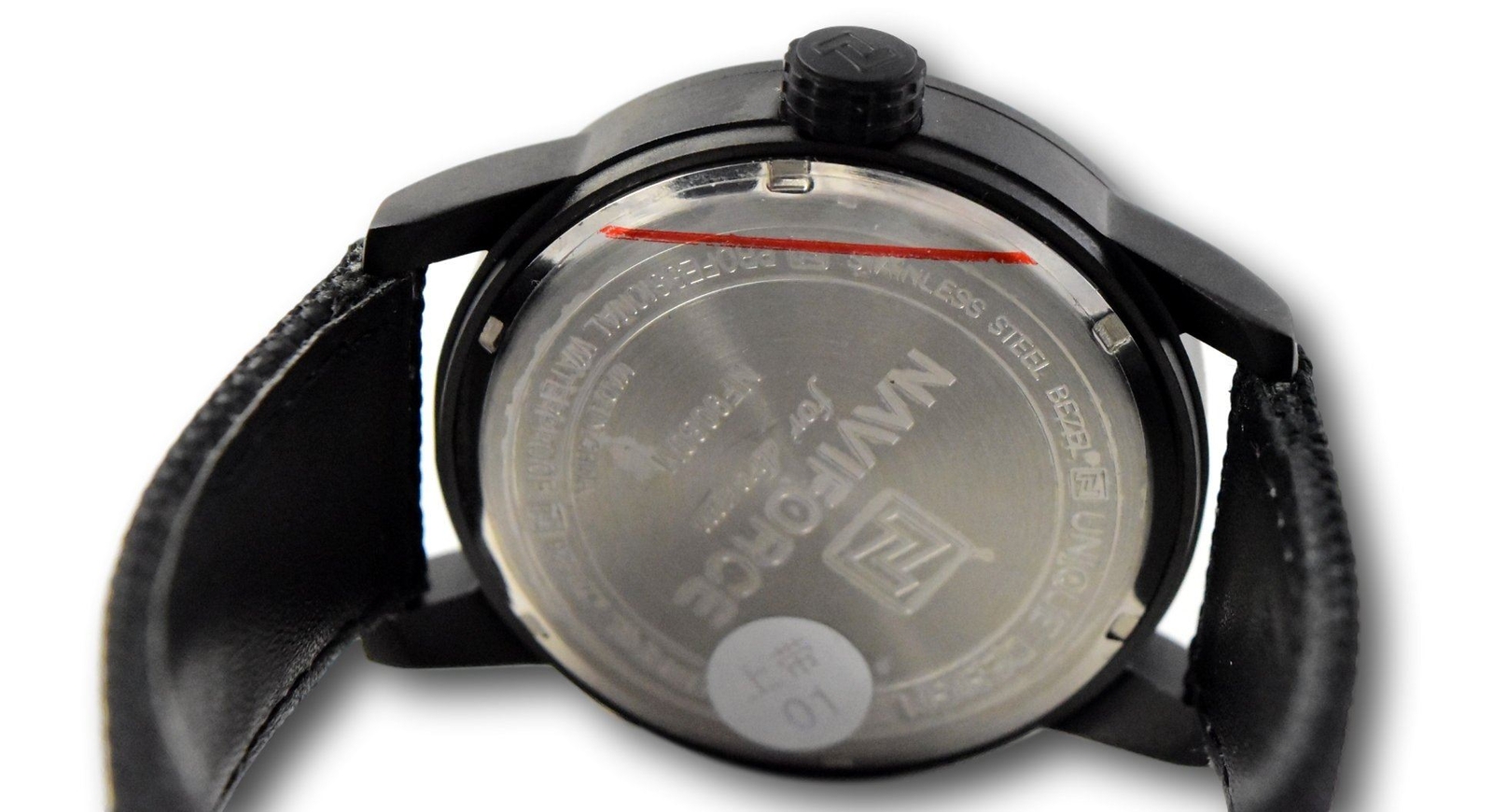 NaviForce Camo Military Red Camouflage Nylon Leather Watch NF9080 USA Seller