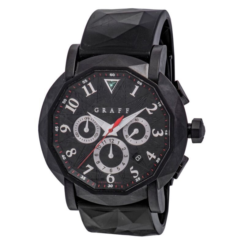 GRAFF 45MM Men’s Chronograph DLC
