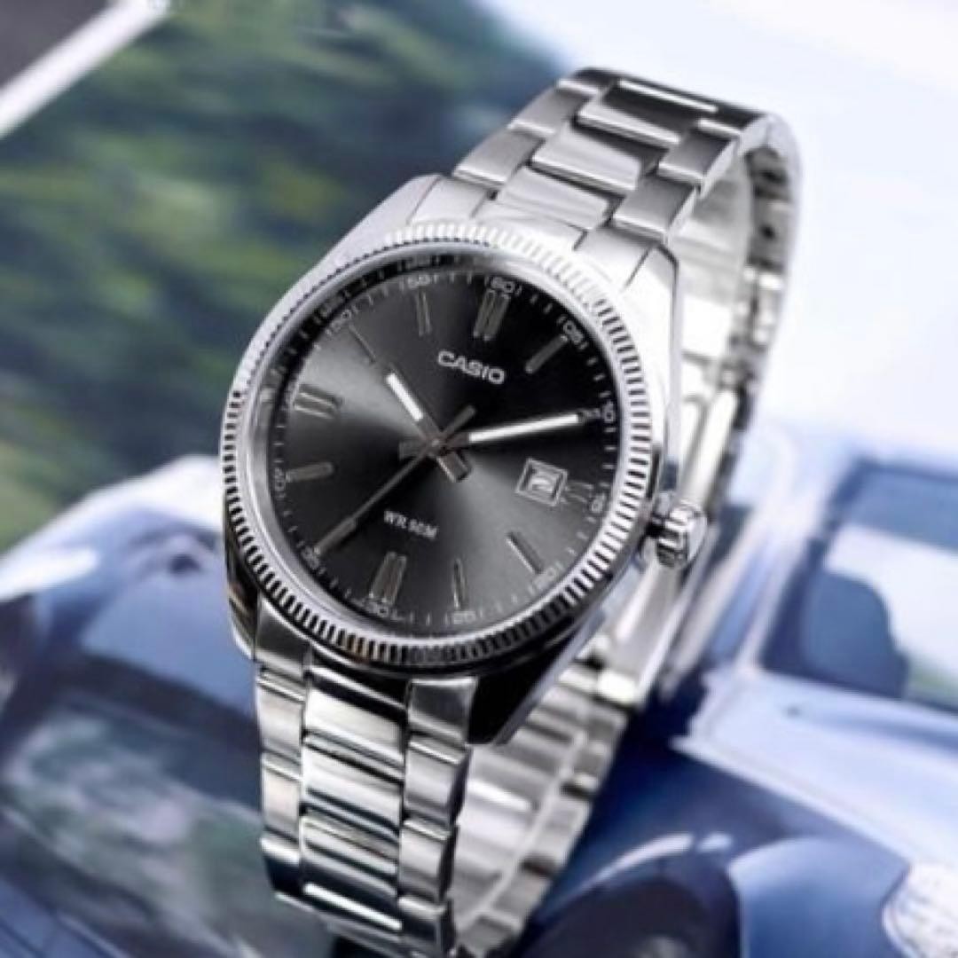 Casio Analog Watch, Brand New, Imported from Overseas, Stainless Steel, Simple D