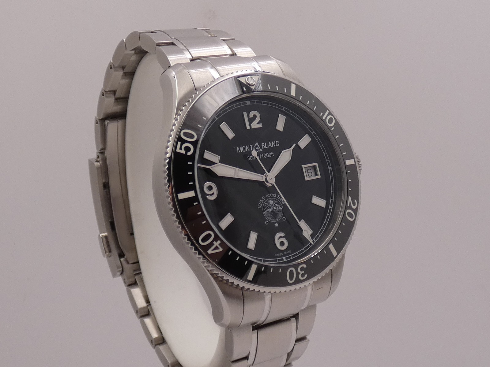 MONTBLANC 1858 ICED SEA DIVING 129371 NEW BOX PAPERS&STICKERS MAR 2026 AUTOMATIC