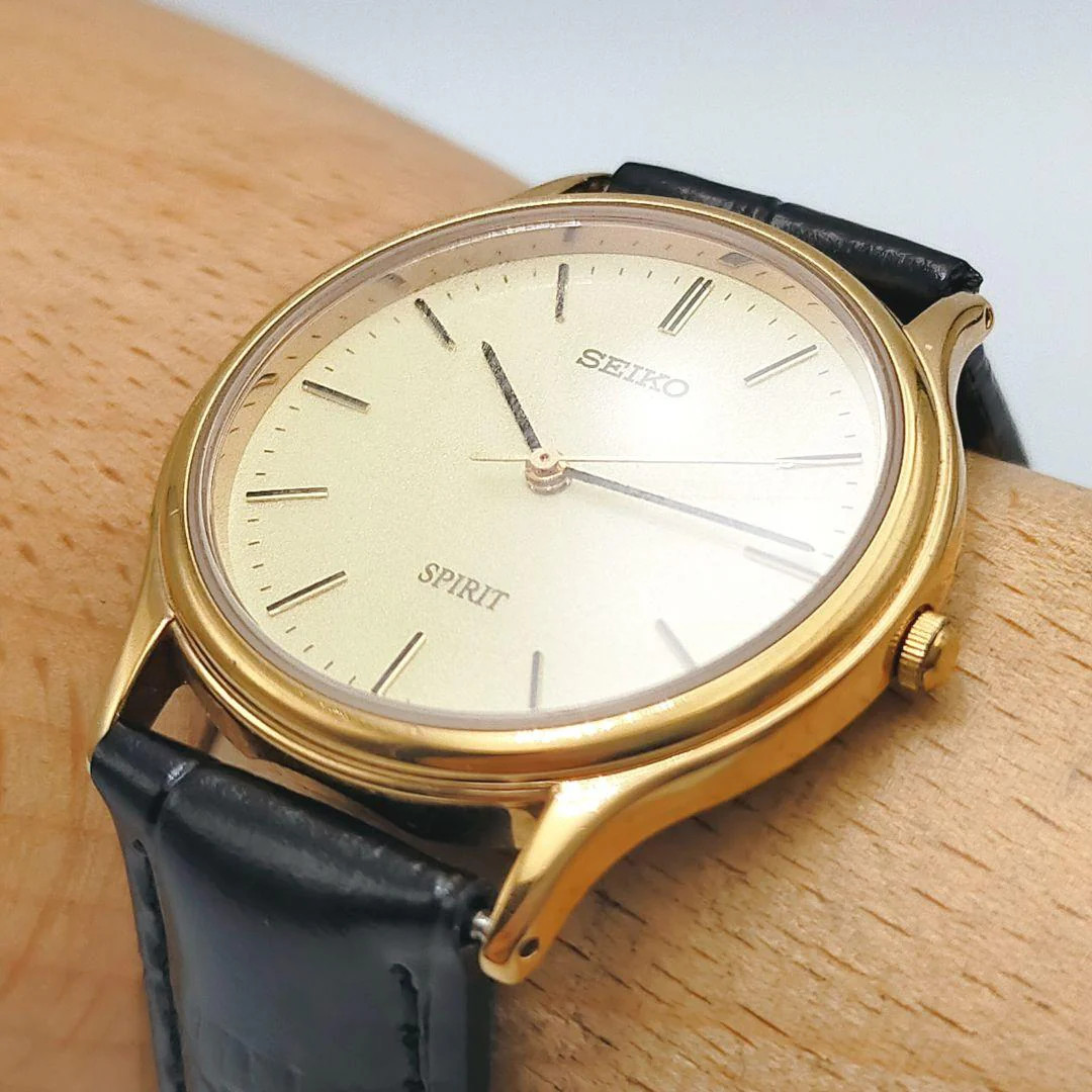 Seiko Spirit Gold 33mm Quartz Watch