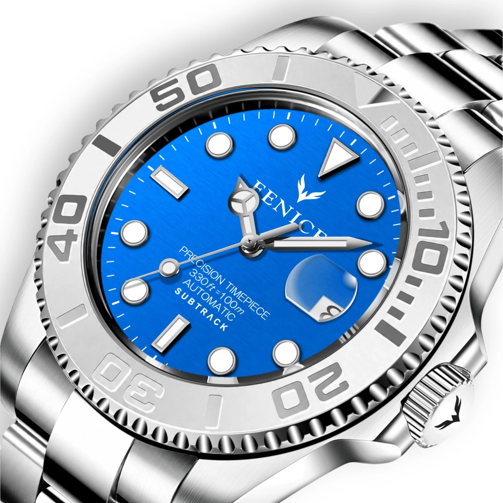 Fenice Subtrack SEA Ice Sky Automatic Watch 10ATM Miyota 21 Jewels