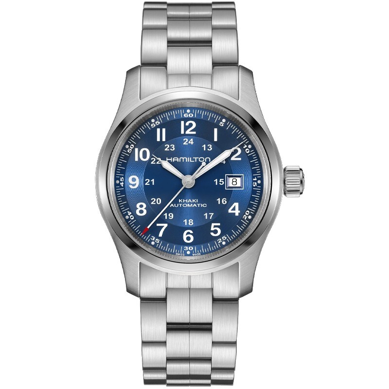 New Hamilton Khaki Field 42MM Blue Dial Steel Men’s Watch H70605140