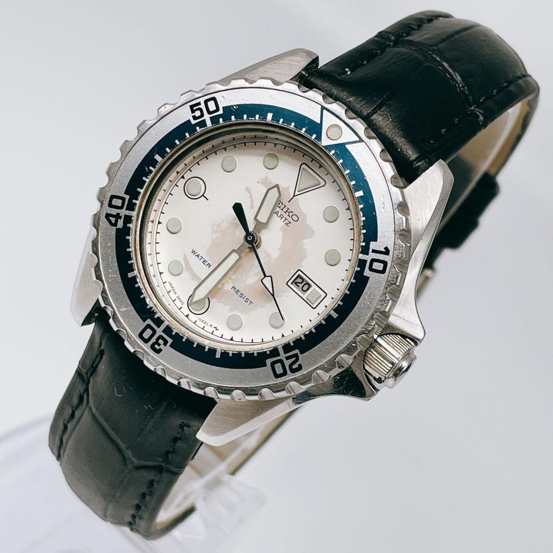 Seiko Diver Vintage 2625-0170-F Gold Quartz Watch Japan 071116