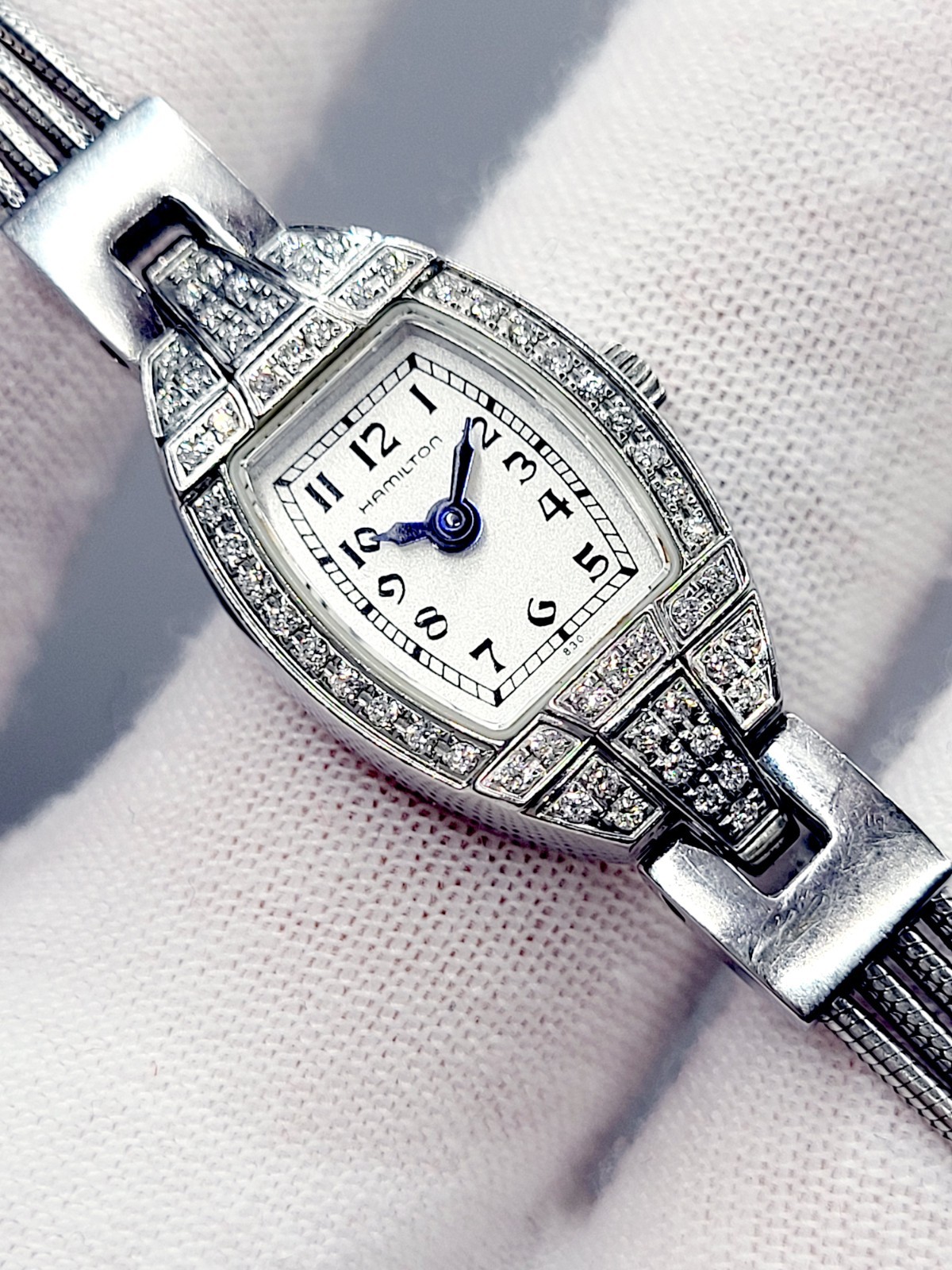 Hamilton Lady Diamond Swiss Quartz 14mm [N.MINT] Women’s Watch Works New Battery