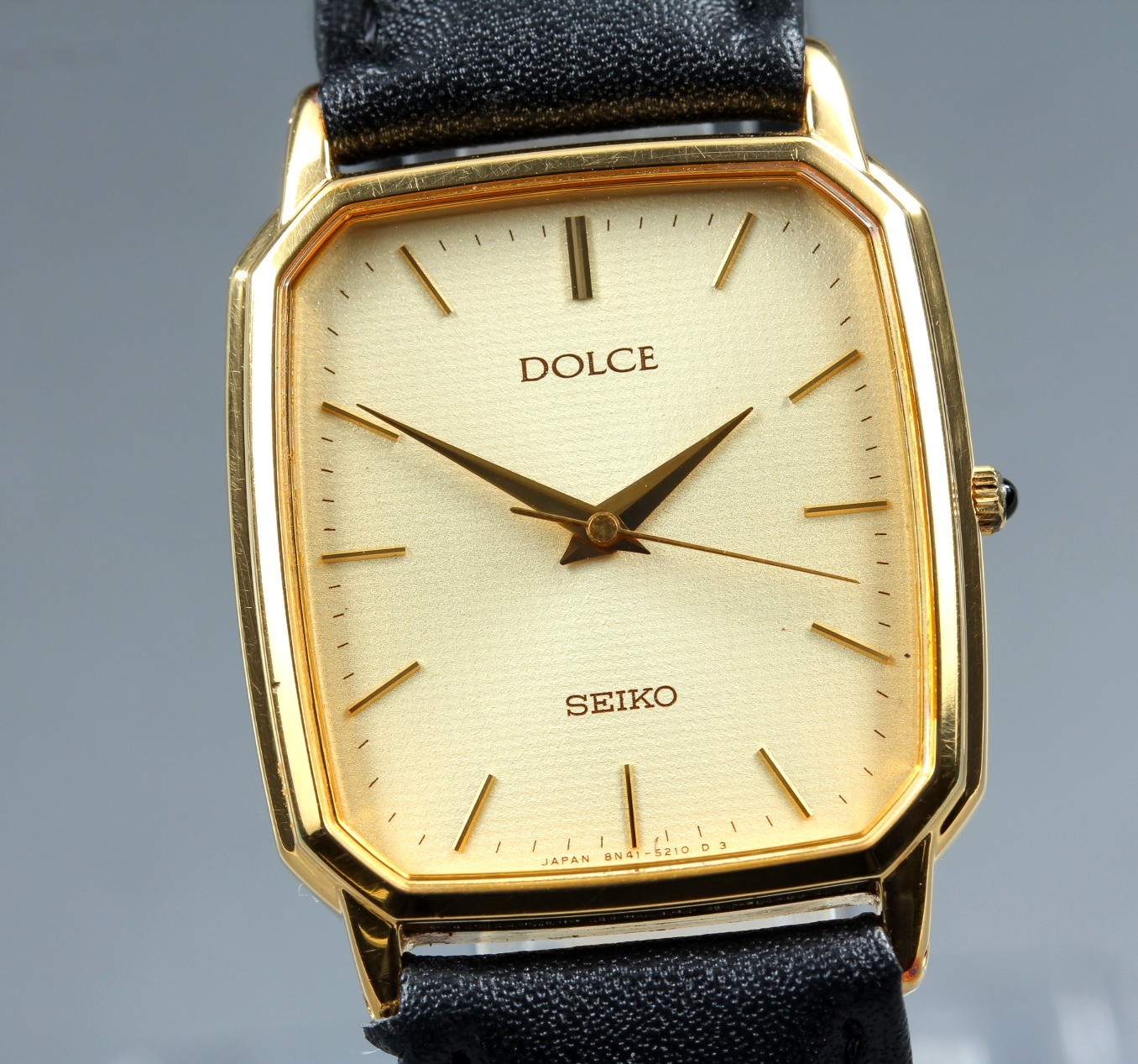 1992 [Near MINT] Seiko Dolce 8N41-5160 Gold Dial 27mm Quartz Men’s Watch