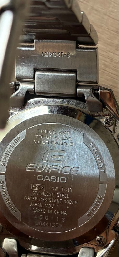 Casio Edifice EQW-T610 Tough Solar Multiband 6 Chronograph Mens Watch Japan