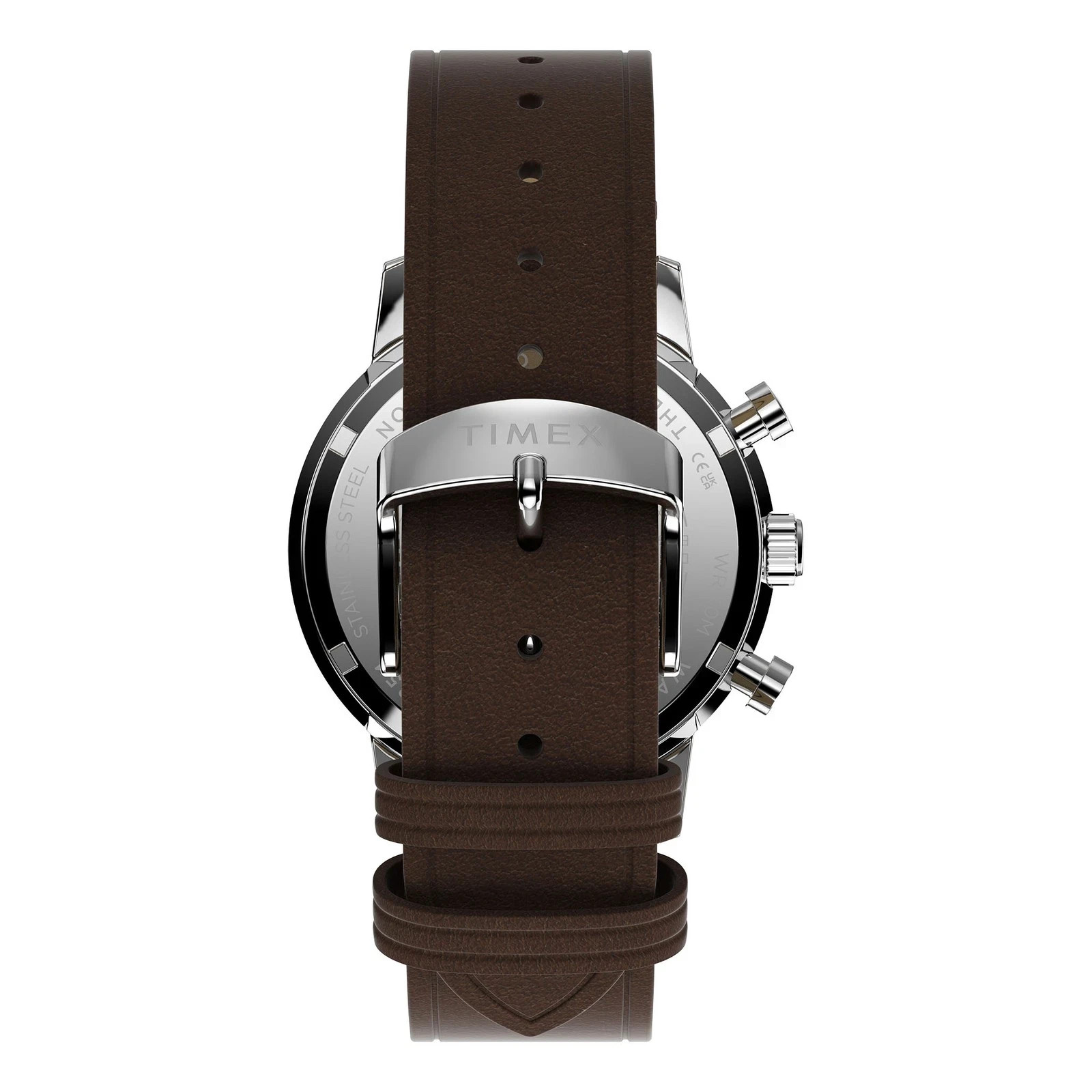 New Timex Marlin Chronograph Tachymeter 40mm Leather Strap Watch TW2Y66600