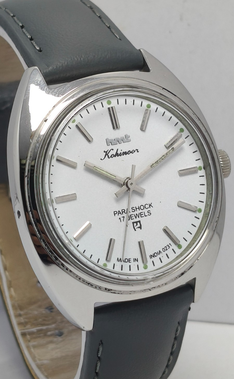 HMT Kohinoor 17 Jewels Hand Winding Wrist Watch For Men’s In Working Condition
