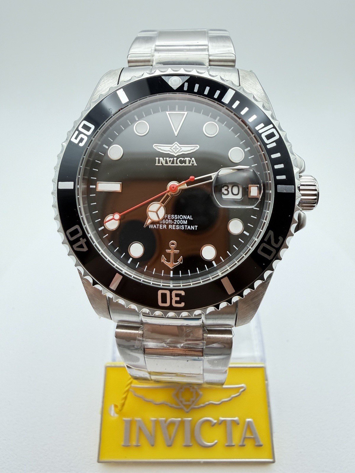 48660 Invicta Lady Stainless Steel Black Dial. 38mm. Pc32 Quartz