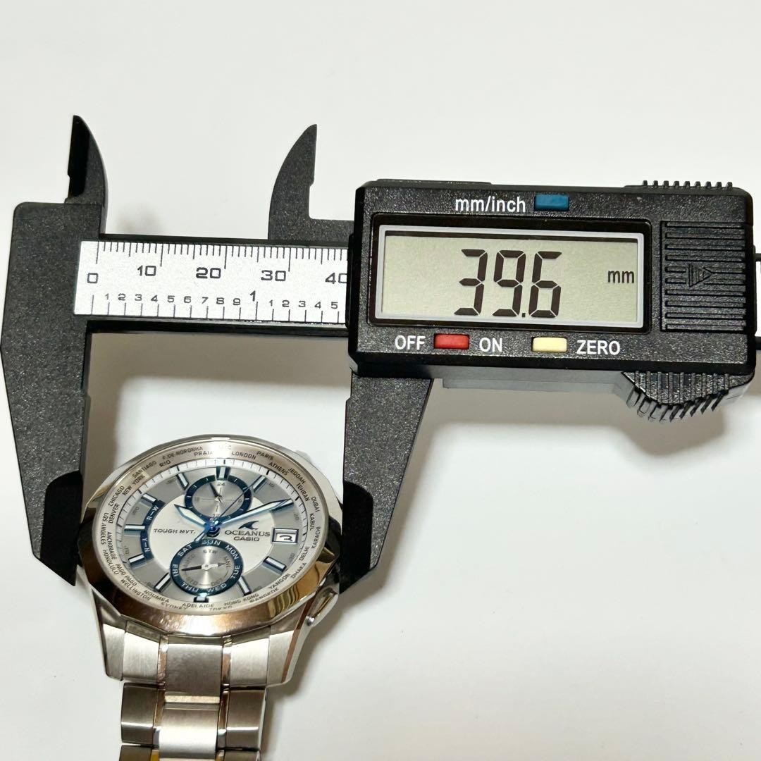CASIO OCEANUS Manta OCW-S2000PW Titanium Solar Multiband 6 Mother of Pearl Dial