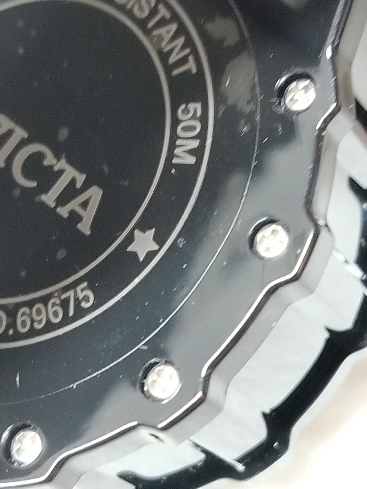 $279 Invicta Racing Vaulthan Men Black White 44mm Quartz Watch 69675 New In Box
