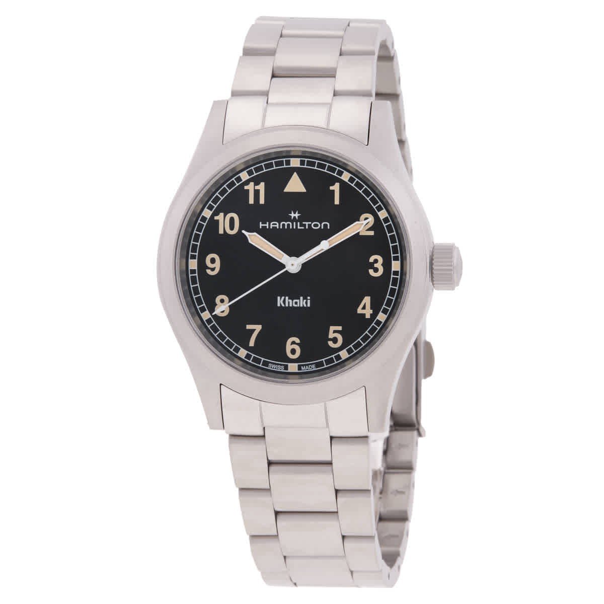 Hamilton Khaki Field Quartz Black Dial Watch H69401131