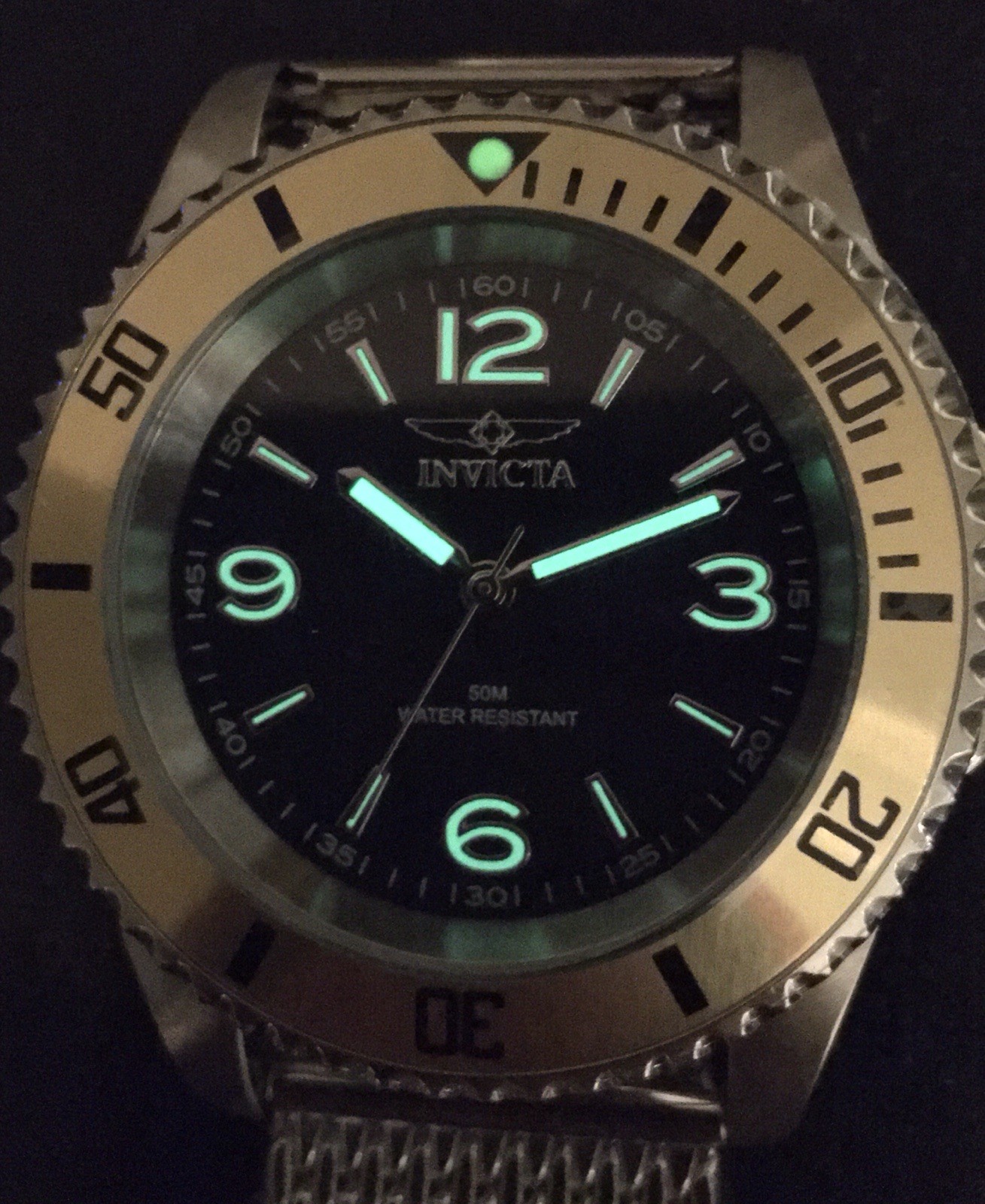 INVICTA SPECIALTY PRO DIVER FATHOMS STYLE NO DATE ALPHA NUMERIC 40MM QUARTZ MOD!