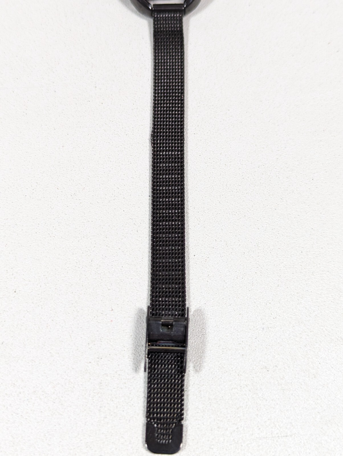 So & Co New York Womans Black Dial Raised Hardened Mineral Crystal Watch 8.5 In