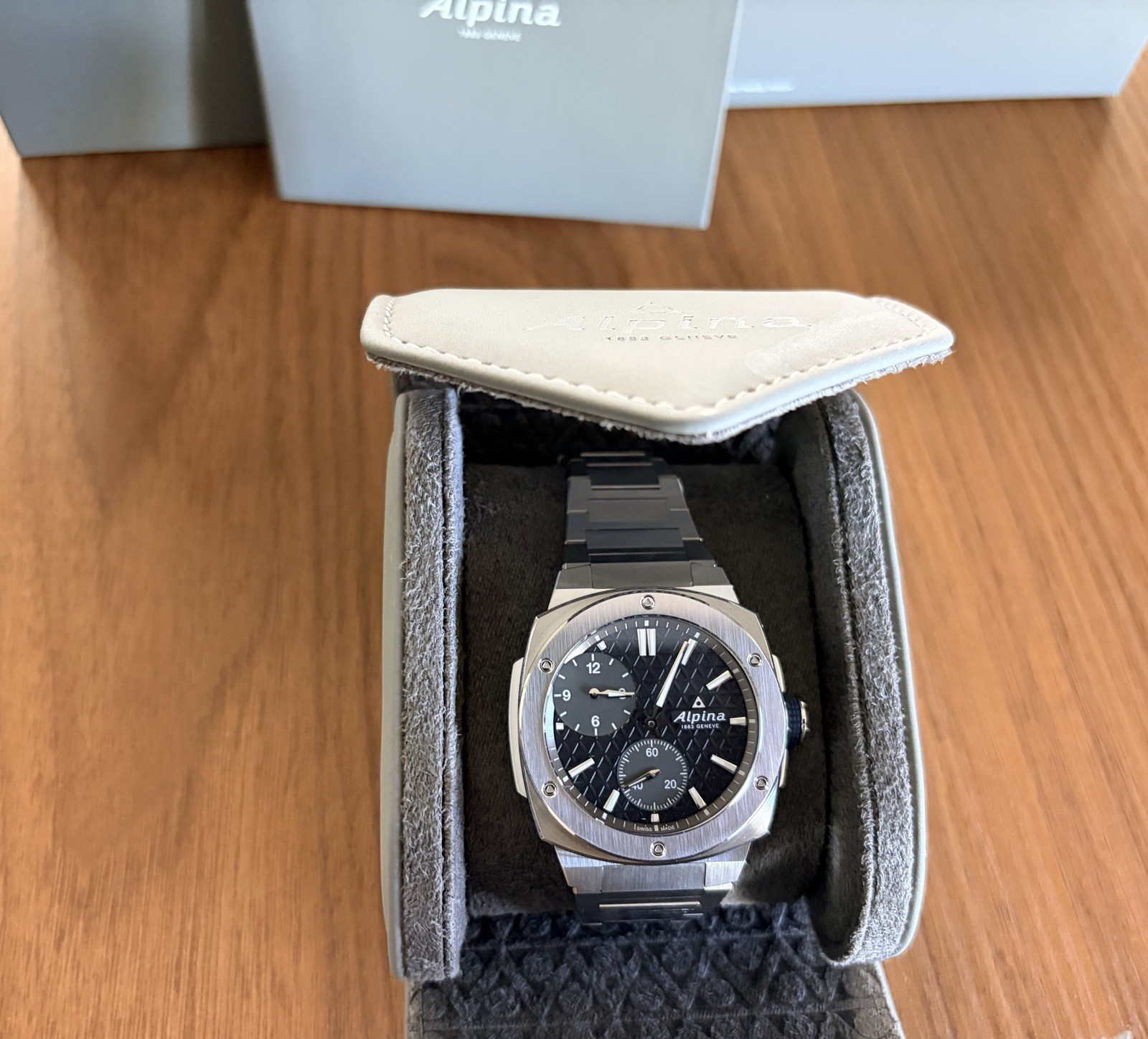 Alpina Extreme Regulator Automatic, 41mm, Blue Dial, Steel Bracelet