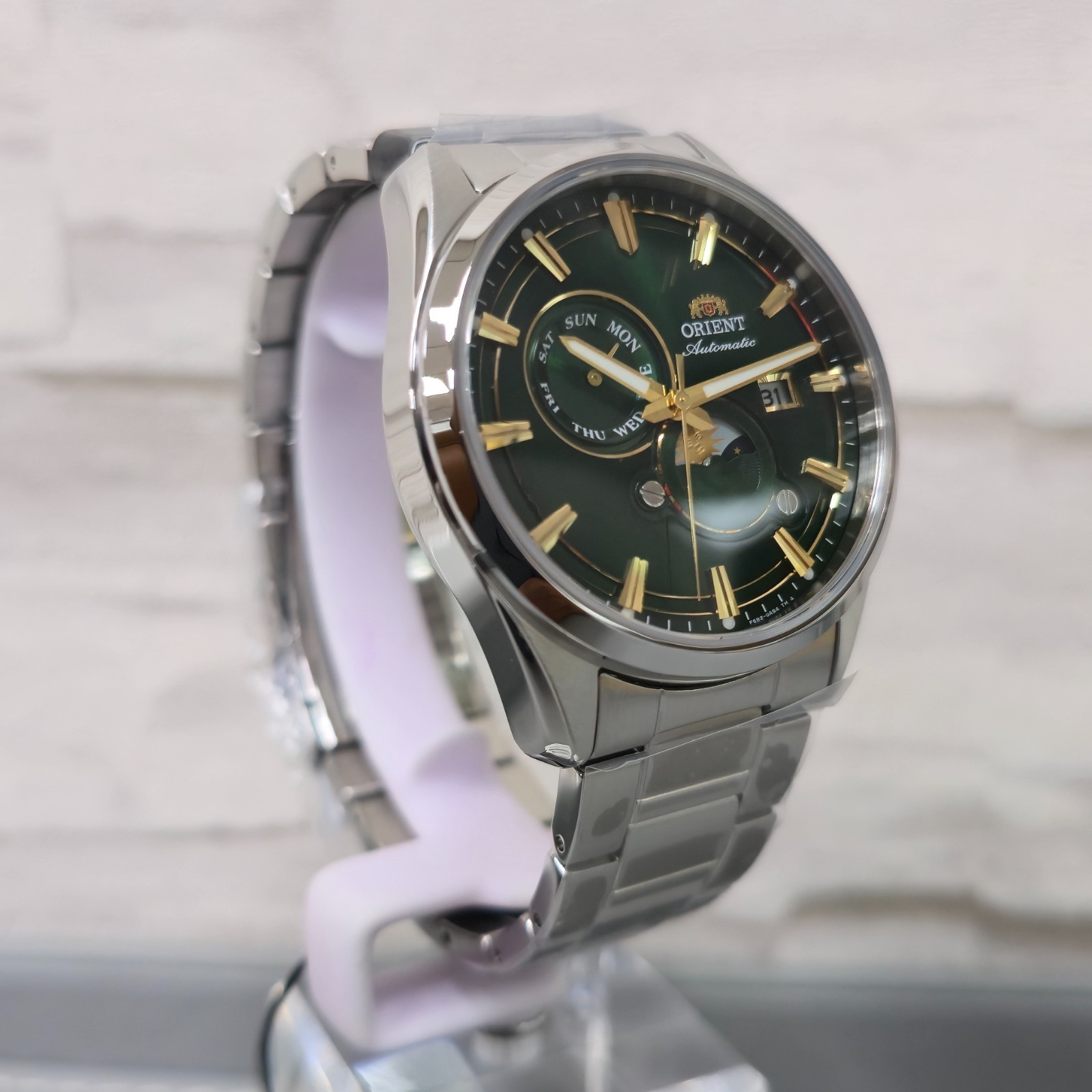 Orient Stretto RA-AK0314E Sun & Moon Automatic 41.5mm New Full Set Men’s Watch