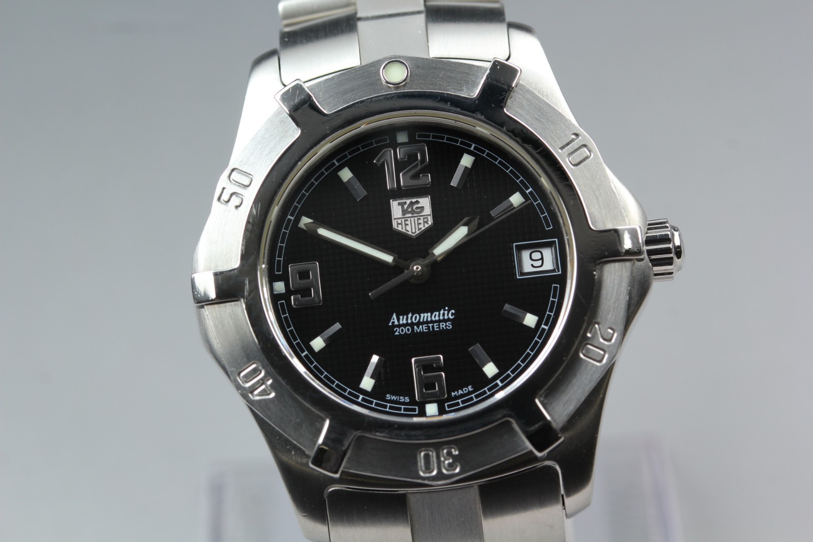 [Near MINT] TAG Heuer 2000 Exclusive WN2111 Automatic 39mm Date Black Dial Men’s